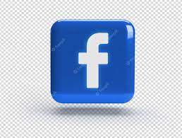 Contem o icone do facebook